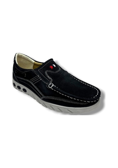 Master 1720-26 Hakiki Nubuk Deri Casual Erkek Ayakkabı Siyah