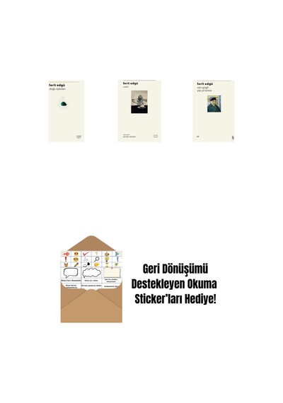 Doğu Öyküleri + Cahil Ciltli + Van Gogh - Yüz Yıl Sonra + Okuma Sticker'ları