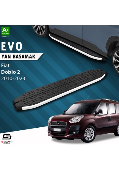 S-dizayn Fiat Doblo 2 Evo Aluminyum Yan Basamak 193 Cm 2010 Üzeri