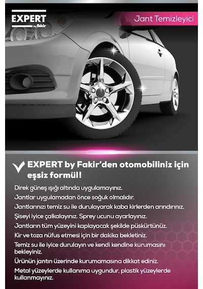 Expert by Fakir Jant Temizleyici ve Parlatıcı Sprey 750 ML