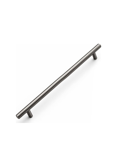224 Mm 10 Adet Titanyum Renk Metal Mobilya Mutfak Dolap Çekmece Dolabı Kulbu Kulpu Kulpları