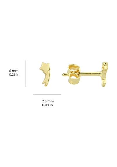 14 Ayar Minik Yıldız Altın Küpe 0,55 Gr-1787