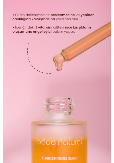 Bade Natural Gül Yağı Ve Yüz Serumu 30 ML