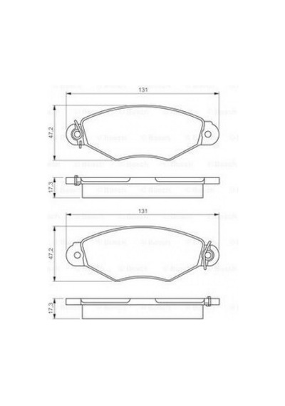 Ön Fren Balatası Renault Goo 97- Clıo Symbol I 98- Cıtro N Xsara 97-02 Peugeot Depomıx - 81 306 96-01