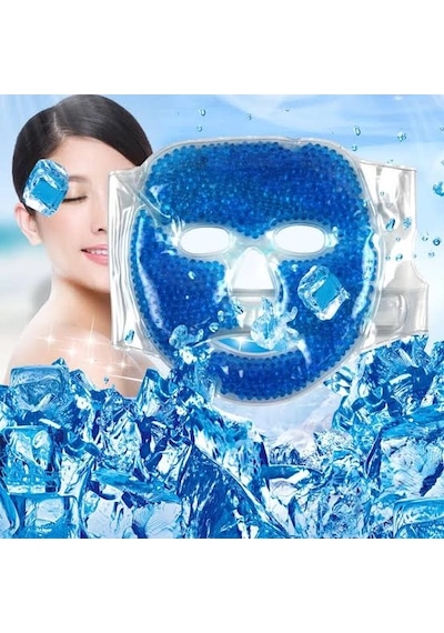 Jel Buz Paketi Soğutma Yüz Maskesi Baş Ağrısı Yastık Rahatlatıcı Kozmetik Maske