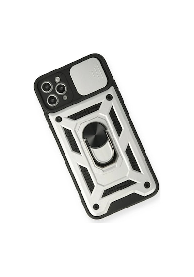 Newface - 30 - İphone 11 Pro Kılıf Pars Lens Yüzüklü Silikon - Matxzngz - - Gümüş