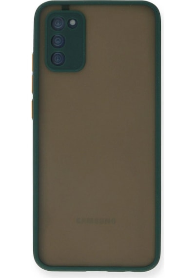 Samsung Galaxy A03s Kılıf Montreal Silikon Kapak - Yeşil