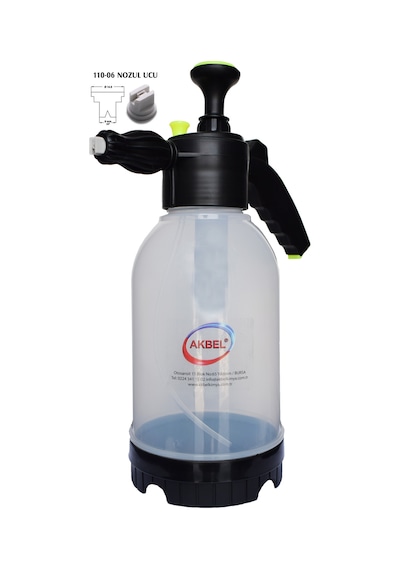 Akbel Köpük Yapan Basınçlı Pompa 2 Lt Motosiklet Şampuanı 1 Lt