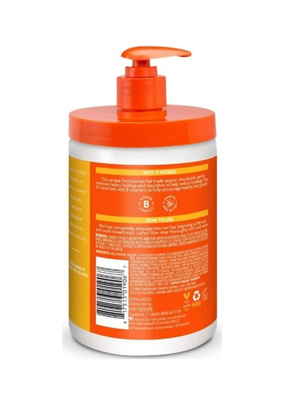 Cantu Shea Yağı Doğal Saçlar için Sülfat Içermeyen Temizleyici Krem Şampuan 709 G