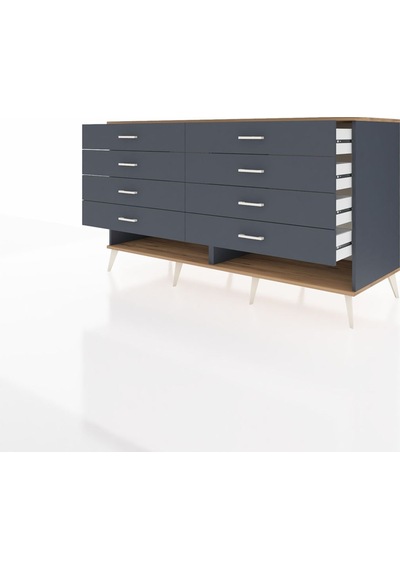 Kronos Konsol 8 Çekmeceli 176x59x99 Antrasit-çam/antrasit Antrasit-çam/antrasit Kronos Konsol 8 Çekmeceli 176x59x99 Antrasit-çam/antrasit Antrasit-çam/antrasit