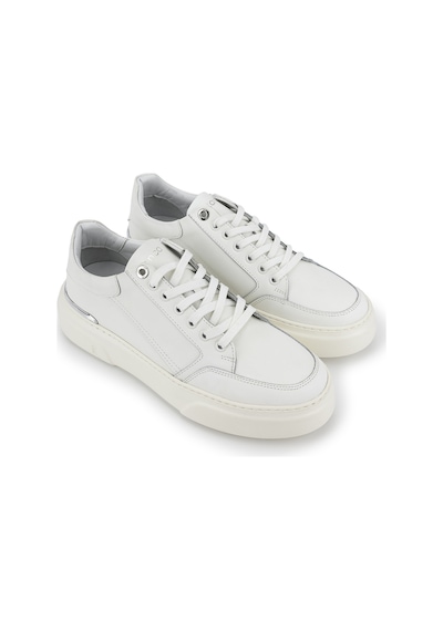 Tamer Tanca Erkek Hakiki Deri Beyaz Met Sneakers & Spor Ayakkabı 1212 2510 Erk Ayk Y26 Beyaz Met
