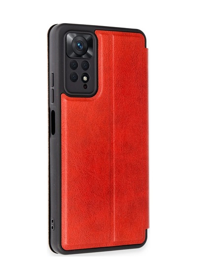 Redmi Note 12 Pro 4g Kılıf Flip Cover - Kırmızı Bzsxx00 1