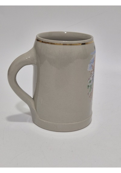 Vintage Tankart 6.ınt. Wandertag Anısına Tasarlanmış Alman Bira Bardağı 13,5cm