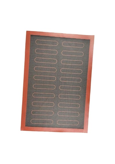 Çift Taraflı Delikli Makaron Ve Ekler Pişirme Matı Silpatı Büyük Boy 40x60