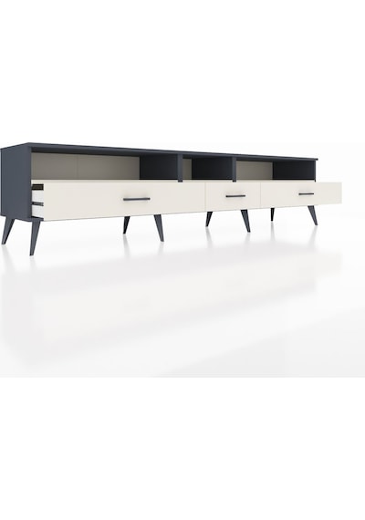 Hyperion Tv Ünitesi 3 Raflı 3 Çekmeceli 220x44x51 Antrasit-aytaşı Aytası/aytası - Antrasıt Hyperion Tv Ünitesi 3 Raflı 3 Çekmeceli 220x44x51 Antrasit-aytaşı Aytası/aytası - Antrasıt