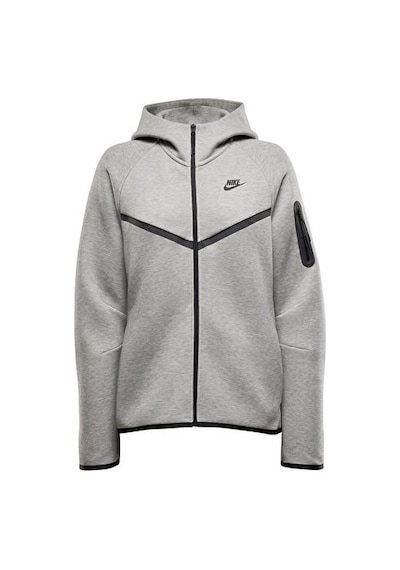 Nike Sportswear Tech Fleece Windrunner Kadın Günlük Polar Ceket Hv6747-063 Gri Renkli