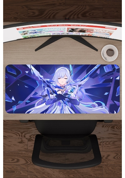 Skirk Genshin Impact Anime Gacha V1 - 70x30 Xl Gaming Mouse Pad Fare Altlığı