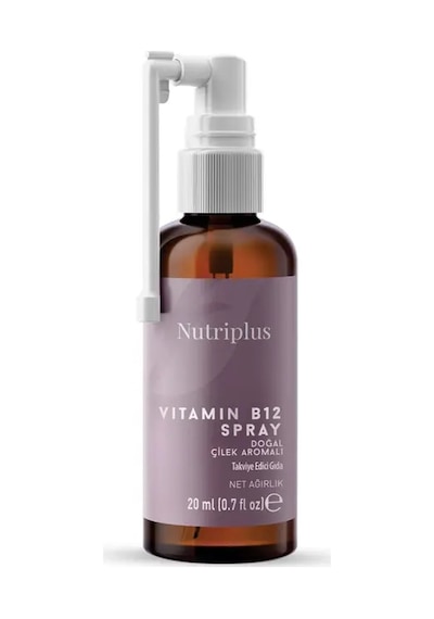 Nutriplus Vitamin B12 Sprey Çilek Aromalı 20 Ml
