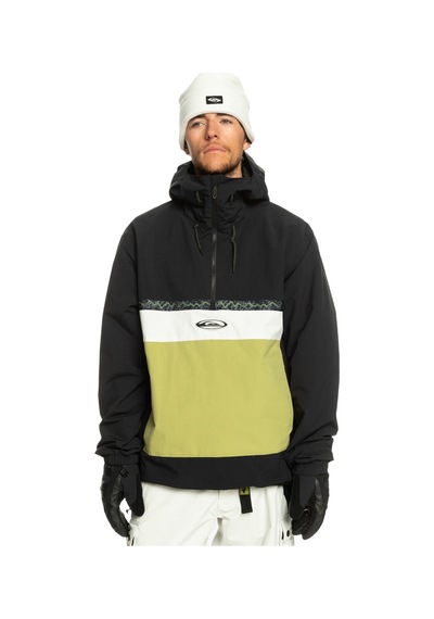 Quiksilver Unisex Snowboard Ceketi Steeze Siyah Siyah Siyah