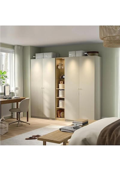 Ikea Çok Renkli Modern Kapaklı Gardırop