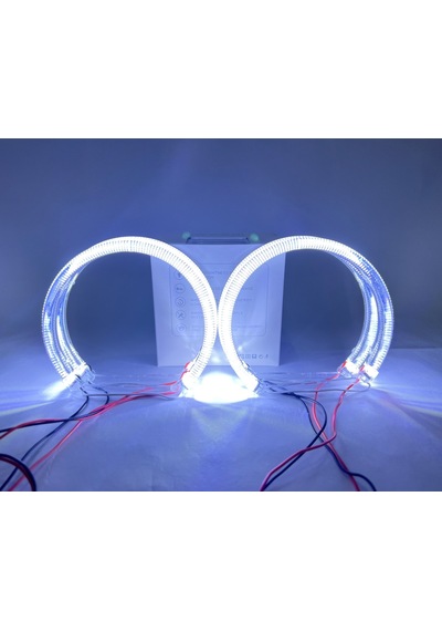 Bmw Angel Eyes 131mm 4 Adet Angel Halka Cree Led 12v