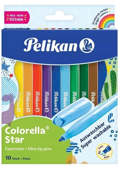 Pelikan Keçeli Kalem Colorella 10 Lu Kutu 822 299