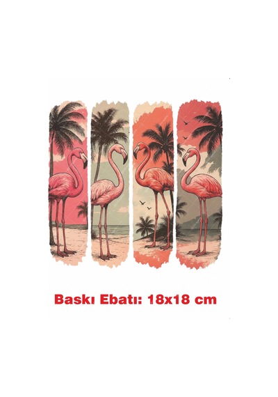 Deniz Kum Güneş Temalı Ütü İle Yapışan Tekstil Kumaş Tişört Baskı 3358