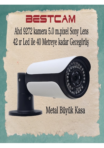 Ahd 9272 Metal Kasa Kamera 5 Mp Sony Lens 42 Ir Led