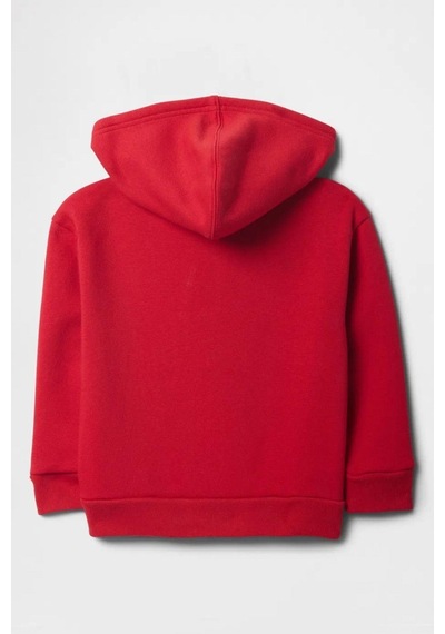 Gap Erkek Bebek Relaxed Fermuarlı Kapüşonlu Sweatshirt-10113 KIrmızı