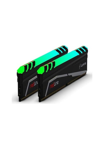 Redlıne Lumina - Ddr4 Rgb Oyun Dram - 16gb 2x8gb Udımm Bellek Kiti - 3200mhz Pc4-25600 Cl-16-288-pin 1.35v Masaüst