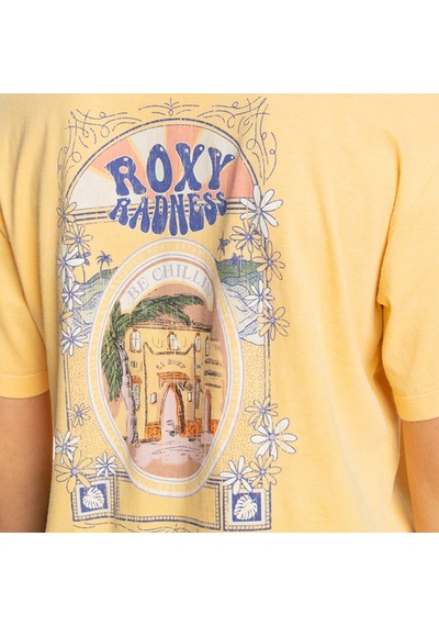 Roxy Moonlight Sun Bj Tees Kadın Tişört Sarı