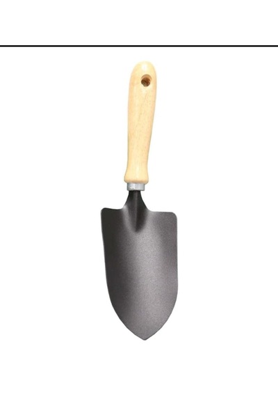 Bahçe Hobi Küreği Geniş Kürek Ahşap Saplı 30 Cm