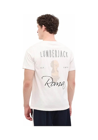 Lumberjack Ml Dex 11ıtl1314 6fx Beyaz Erkek T-shirt A102054942 Beyaz