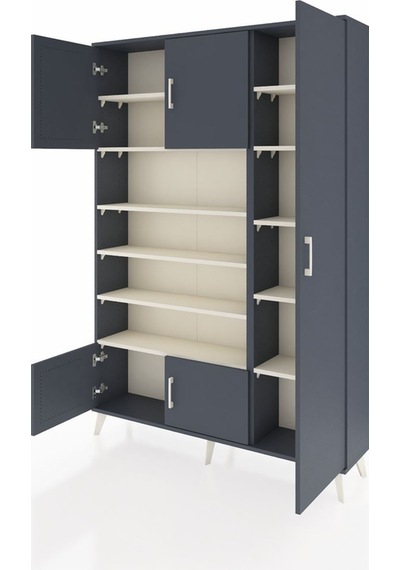Arges Dolap 11 Raflı 5 Kapaklı 132x30x195 Antrasit-antrasit/a... Antrasit Arges Dolap 11 Raflı 5 Kapaklı 132x30x195 Antrasit-antrasit/a... Antrasit