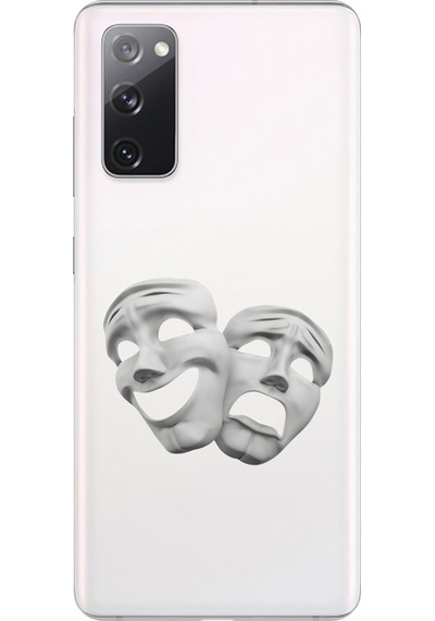 Galaxy S20 Fe Uyumlu Şeffaf Kılıf Estetik Yüz 7 Tasarımlı
