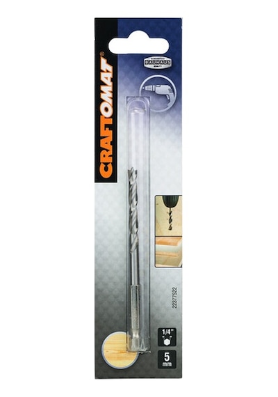 Craftomat Yılan Ahşap Matkap Ucu 5 Mm 1/4hex