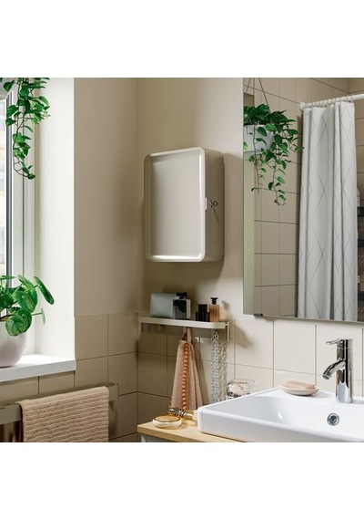 Ikea Husbyån Banyo Duvar Dolabı, Gri-bej, 28x11x37,5 Cm Ikea Husbyån Banyo Duvar Dolabı, Gri-bej, 28x11x37,5 Cm