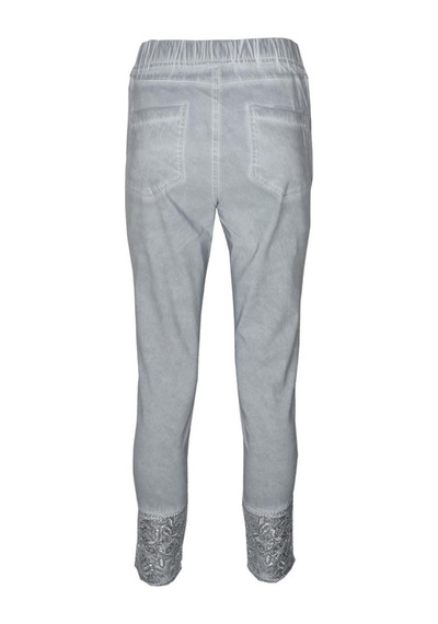Bulalgiy Kadın Gri Payetli Pantolon - Bga316781-gri Gri