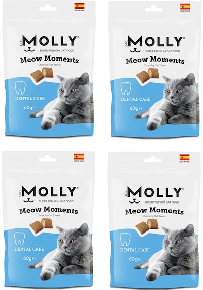 Molly Meow Moments Dental Care Ağız Ve Diş Sağlığı Kedi Ödül Maması 60 G X 4 Adet