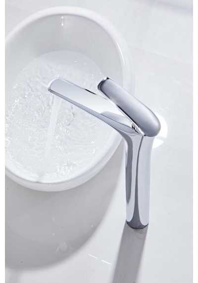 Vero Uzun Lavabo Bataryası Parlak Krom