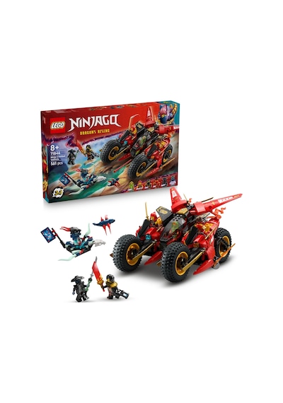 LEGO® NINJAGO® Ninja Savaş Aracı 71844 - 8 Yaş ve Üzeri Çocuklar için 3’ü 1 Arada Oyuncak Yapım Seti (561 Parça)