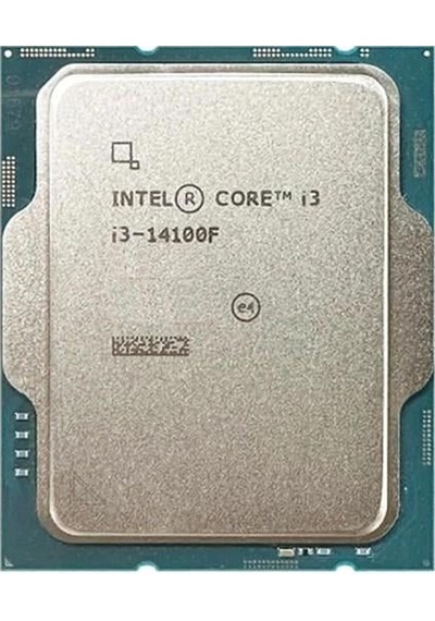Intel Core İ3 14100f 17mb 4çekirdekli Vga Yok 1700p 58w Kutusuz+fansız