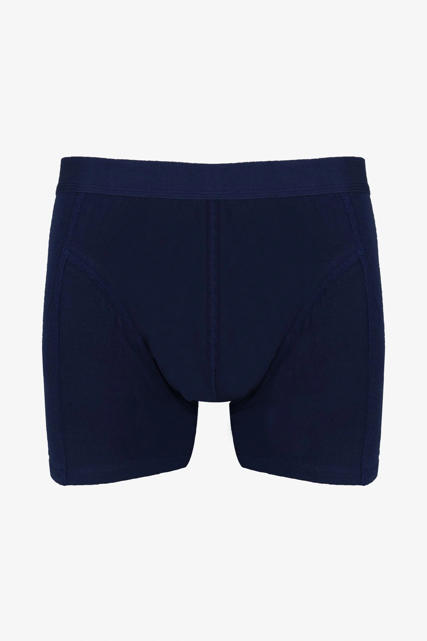 Koza İç Giyim Erkek Tekli Desenli Pamuklu Boxer Ko9003bx-39 İndigo