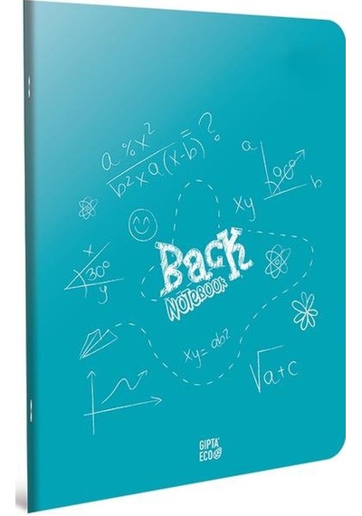 Gıpta Back A4 60 Yaprak Plastik Kapak Dikişli Defter