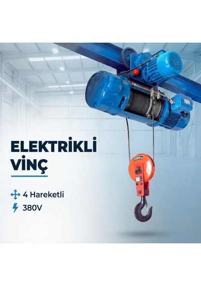 Echolıft 3.0 Ton 9mt. 4hrk. 380v Elektrıklı Vınç