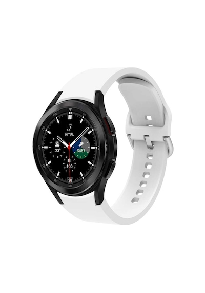 Galaxy Watch 4 44mm Krd-50 Uyumlu Zore Kordon-beyaz