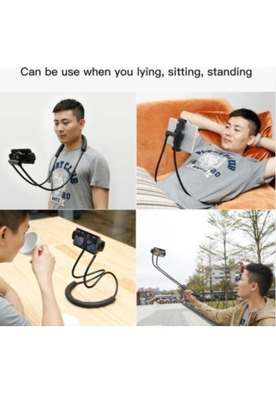 Buffer Boyuna Asılan Ergonomik 360 Derece Cep Telefonu Tutucu Stand 11