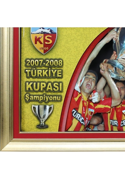 Kayserispor 2007-2008 Ziraat Kupası Kağıt Rölyef Tablo