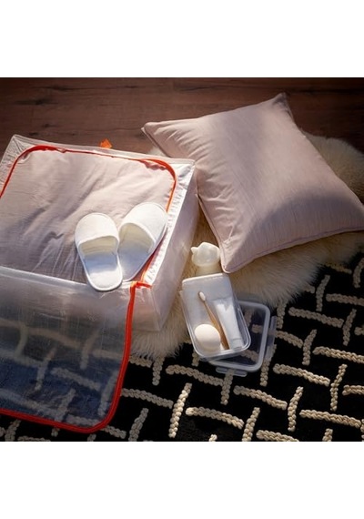 Ikea Parkla Saklama Çantası 55 X 49 X 19 Cm, Mevsimlik Dekorasyonlardan Giysi, Ayakkabı Ve Yatak Takımlarına Kadar Her Şey İçin Mükemmeldir.