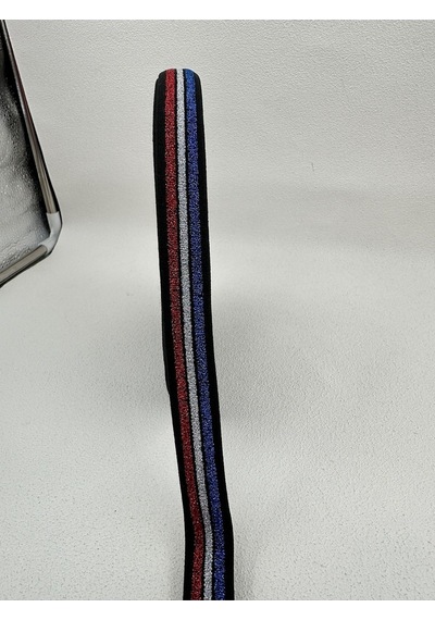 Paşateks 2-2.5 Cm Cm Simli Dokuma Lastik-5 Metre-siyah
